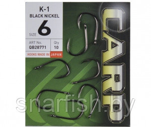 Крючки K-1 №6 черный никель Hayabusa - фото 1 - id-p89063359