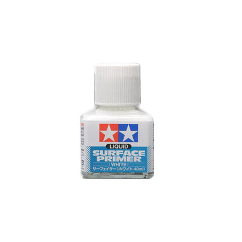 Грунт жидкий белый Tamiya Liquid Surfase Primer White, 40 мл