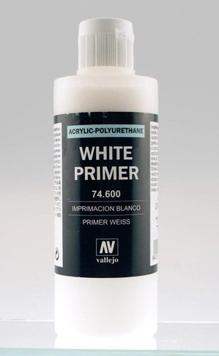 Грунт Surface Primer акриловый полиуретановый, белый (White), 200 мл, Vallejo - фото 3 - id-p89080513