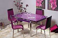 Стол обеденный SIGNAL GD082 фиолетовый