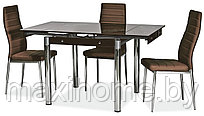 Стол обеденный SIGNAL GD082 коричневый