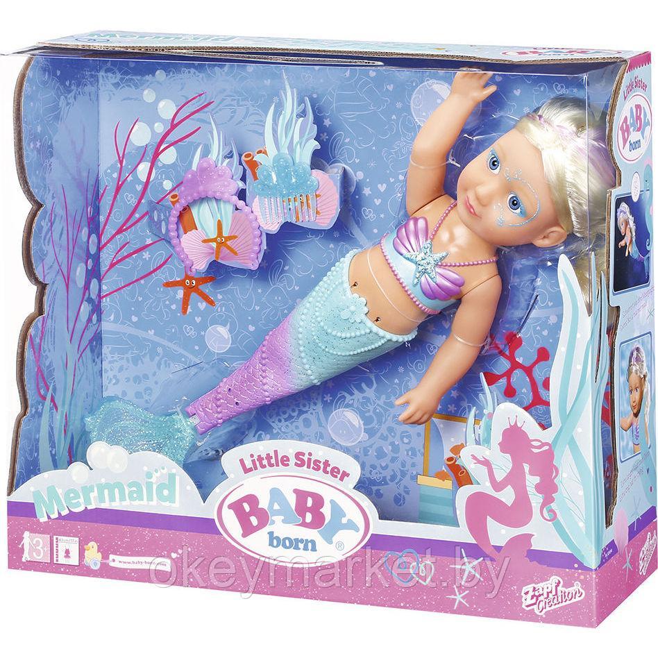 Интерактивная кукла Baby Born Сестричка Русалочка