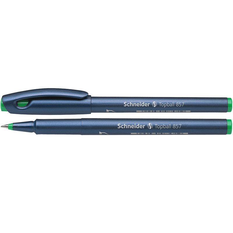 Ручка капиллярная SCHNEIDER Topball 857 зелёная (цена с НДС)