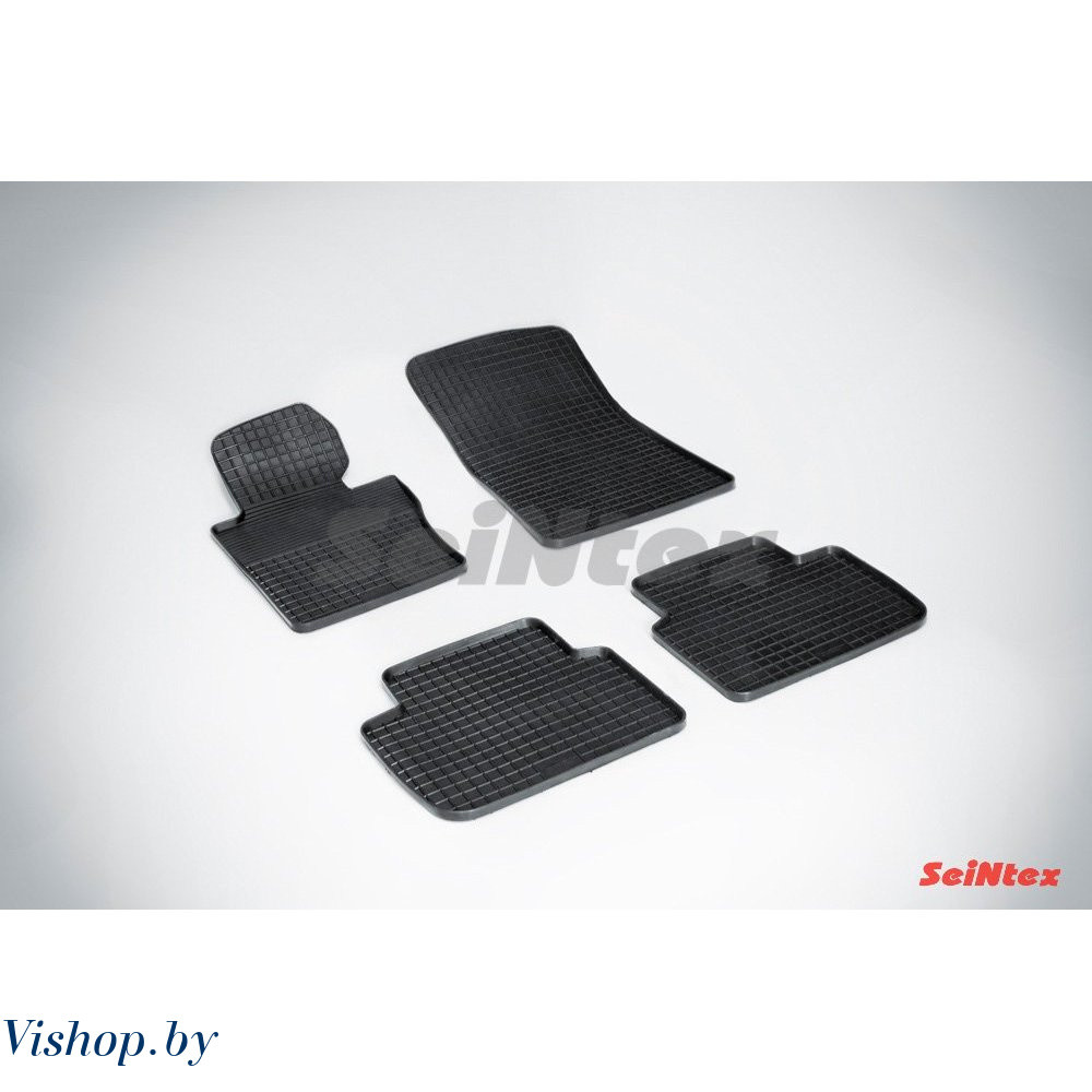 Коврики резиновые с рисунком Сетка для BMW 3 Ser E-90