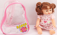 Кукла"Алина" в рюкзачке (с музыкальным чипом), арт.5512
