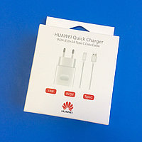 HUAWEI AP32 - Сетевое зарядное устройство и кабель Type-C (1m), цвет - белый, оригинал