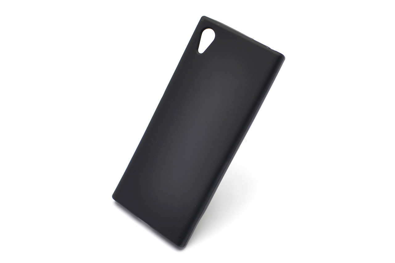 Чехол-накладка для Sony Xperia XA1 Plus (силикон) черный