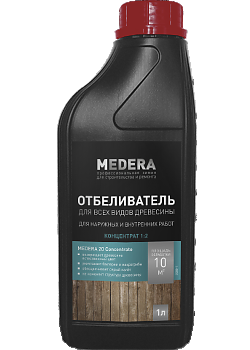 Отбеливатель древесины MEDERA 20 Concentrate 1:1 1л.