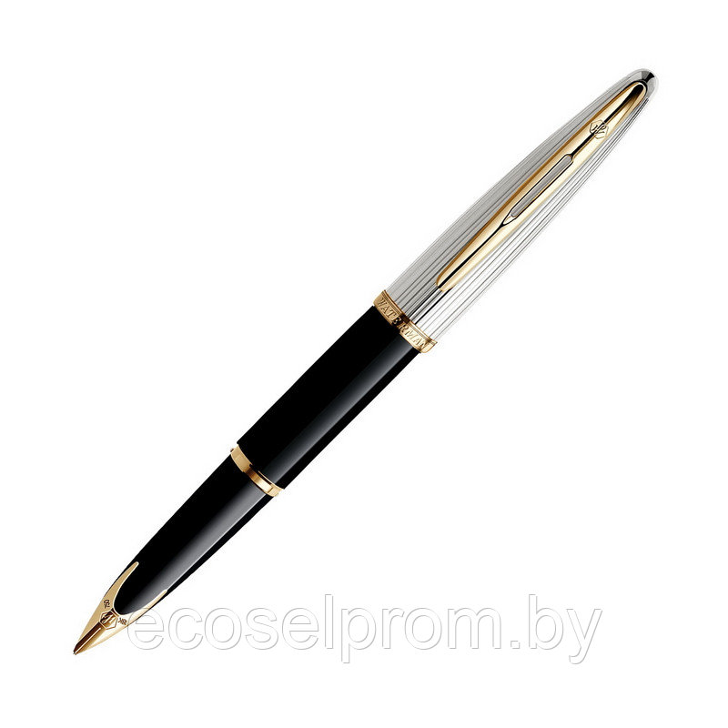 Waterman Carene De Luxe Black / Silver F - фото 1 - id-p89118646