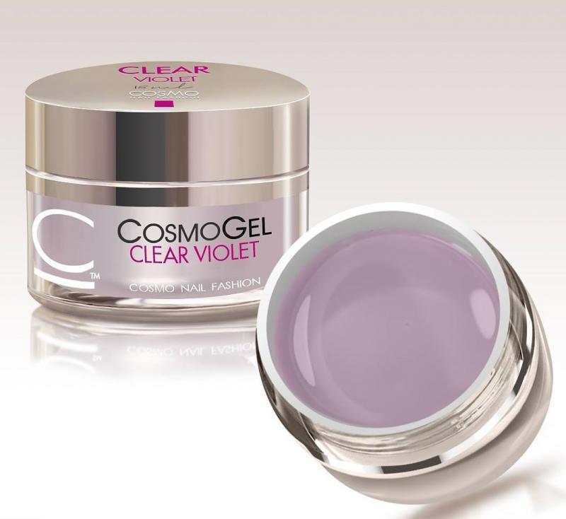 Прозрачный конструирующий гель Cosmo Clear Violet, 50 мл .