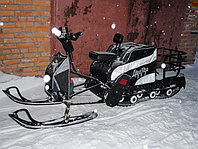 Мотобуксировщик экспедитор Мухтар 15 с лыжным модулем
