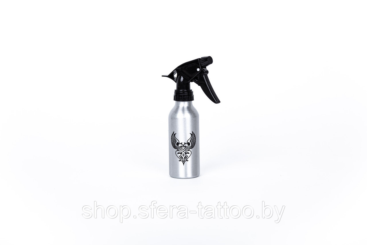 Бутылка распылитель Spray-Bottle стальной 250 мл ( Спрей Батл) серебро - фото 1 - id-p89173373