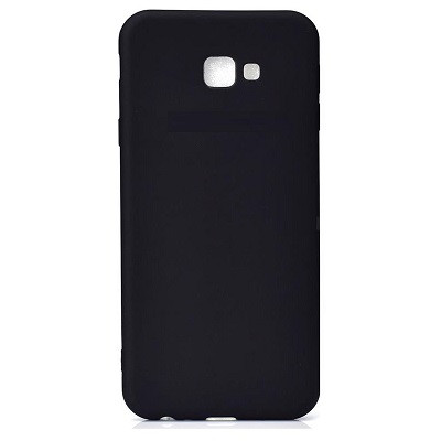 Силиконовый чехол TPU Matte Case 1mm черный для Samsung J4 Plus (2018) - фото 1 - id-p89168501