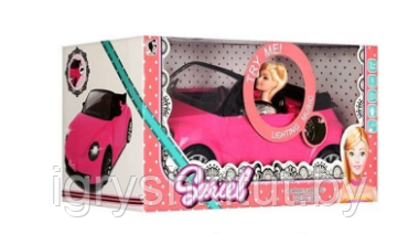 Кукла в розовом кабриолете (звуковые эффекты), арт.6633 - фото 4 - id-p89175369