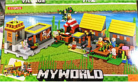 Конструктор My World Деревня (аналог Lego Minecraft 21128) 1170 деталей