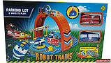 Игровой набор Парковка Паровозики Robot Trains RM-005, фото 2
