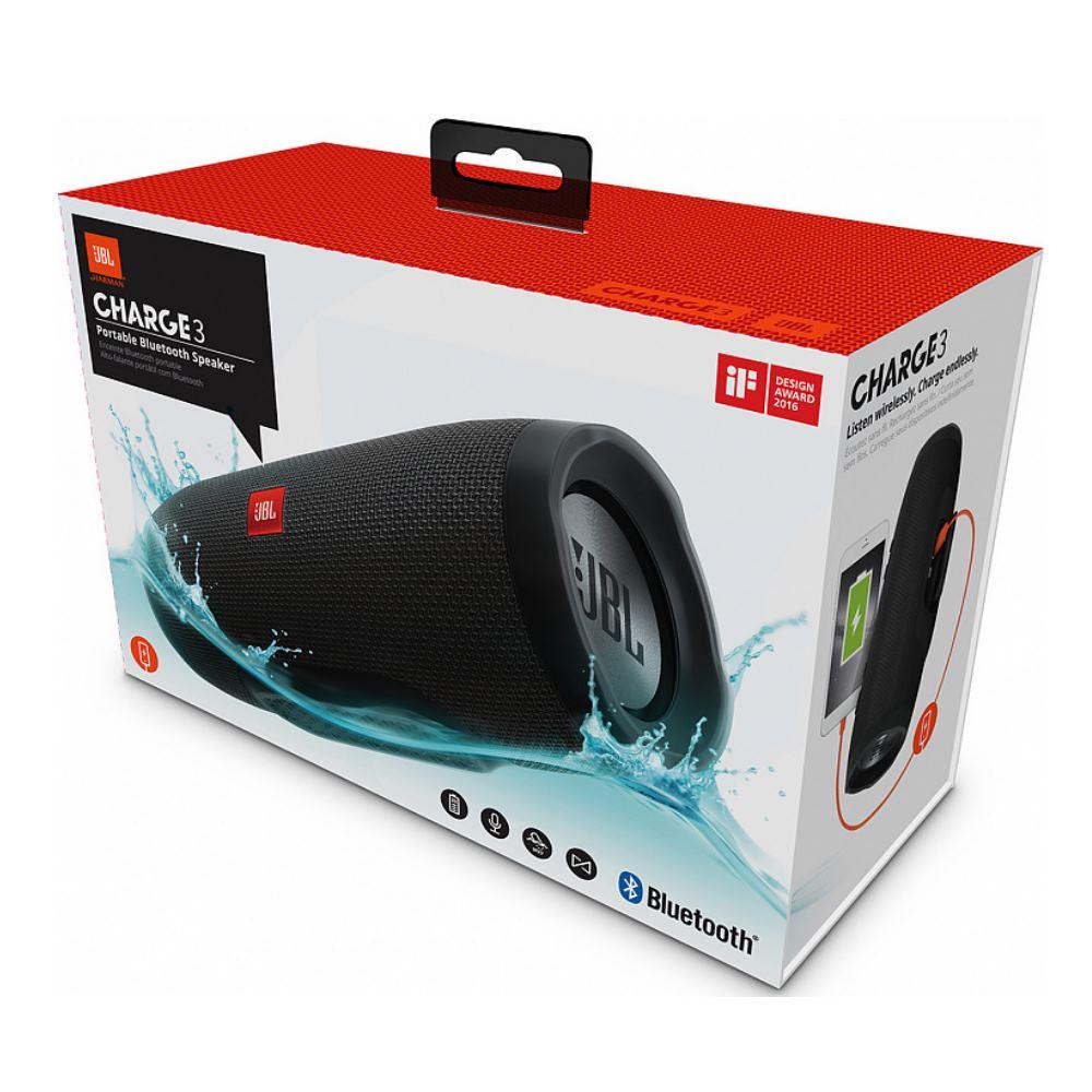 Колонка JBL charge 3 (красная) - фото 6 - id-p88546438