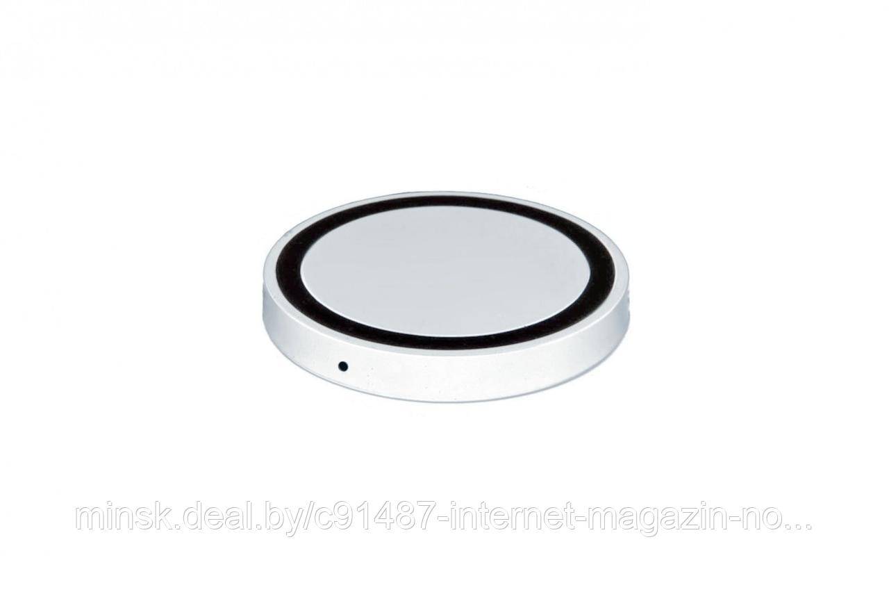 Аккумулятор беспроводной круглый для смартфонов с Lightning разъемом, белый - фото 3 - id-p89192279