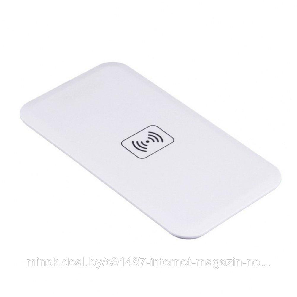 Аккумулятор беспроводной плоский для смартфонов с Micro USB разъемом, белый - фото 4 - id-p89192280