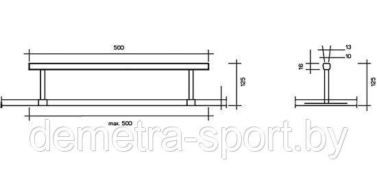 Гимнастическое бревно Spieth - фото 1 - id-p89198770