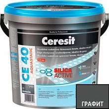 Затирка для швов Фуга Ceresit CE40 №16 графит 2кг