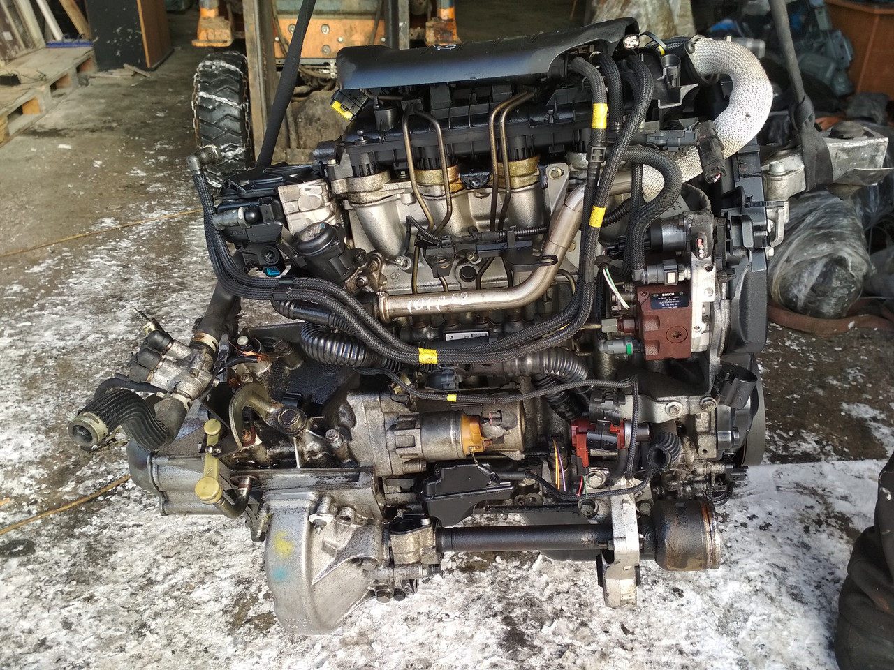 Комплектный двигатель Citroen Berlingo 1.6 дизель,(9HZ DV6TED4) 2010г, 80 KW (109 HP) - фото 6 - id-p89212665