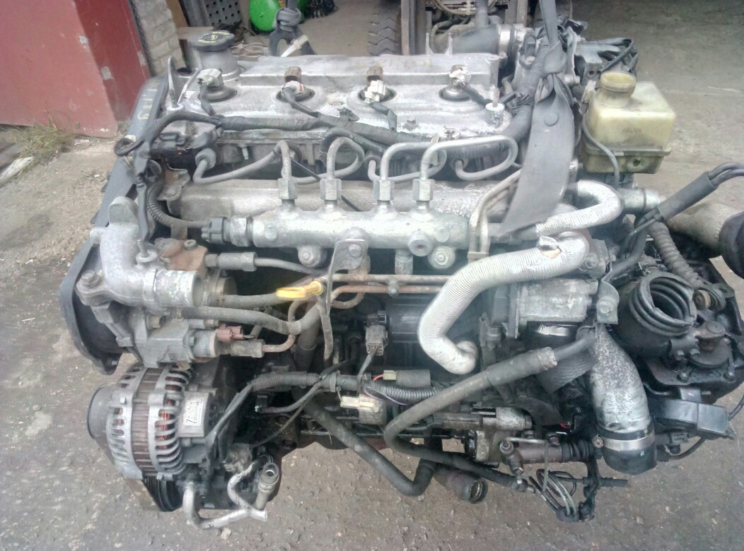 Комплектный двигатель Mazda 6 2.0 DI 2006 г (RF7J), МКПП, 105kw - фото 1 - id-p89212753