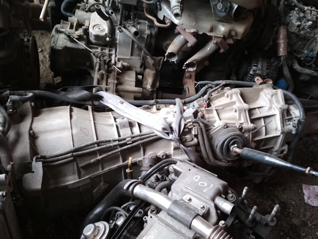 Комплектный двигатель Nissan Navara 2488см3, дизель, 2006 г (YD25DDTI), МКПП 98-110 kW ( 133-150 HP) - фото 2 - id-p89212789