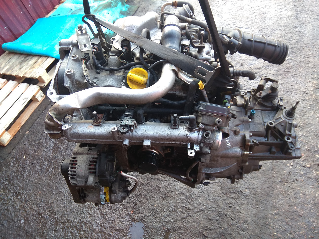 Комплектный двигатель Renault Clio 2000см3 бензин, 2003 г., F4R турбированный, мкпп, 103 kW (140 HP) - фото 2 - id-p89212873