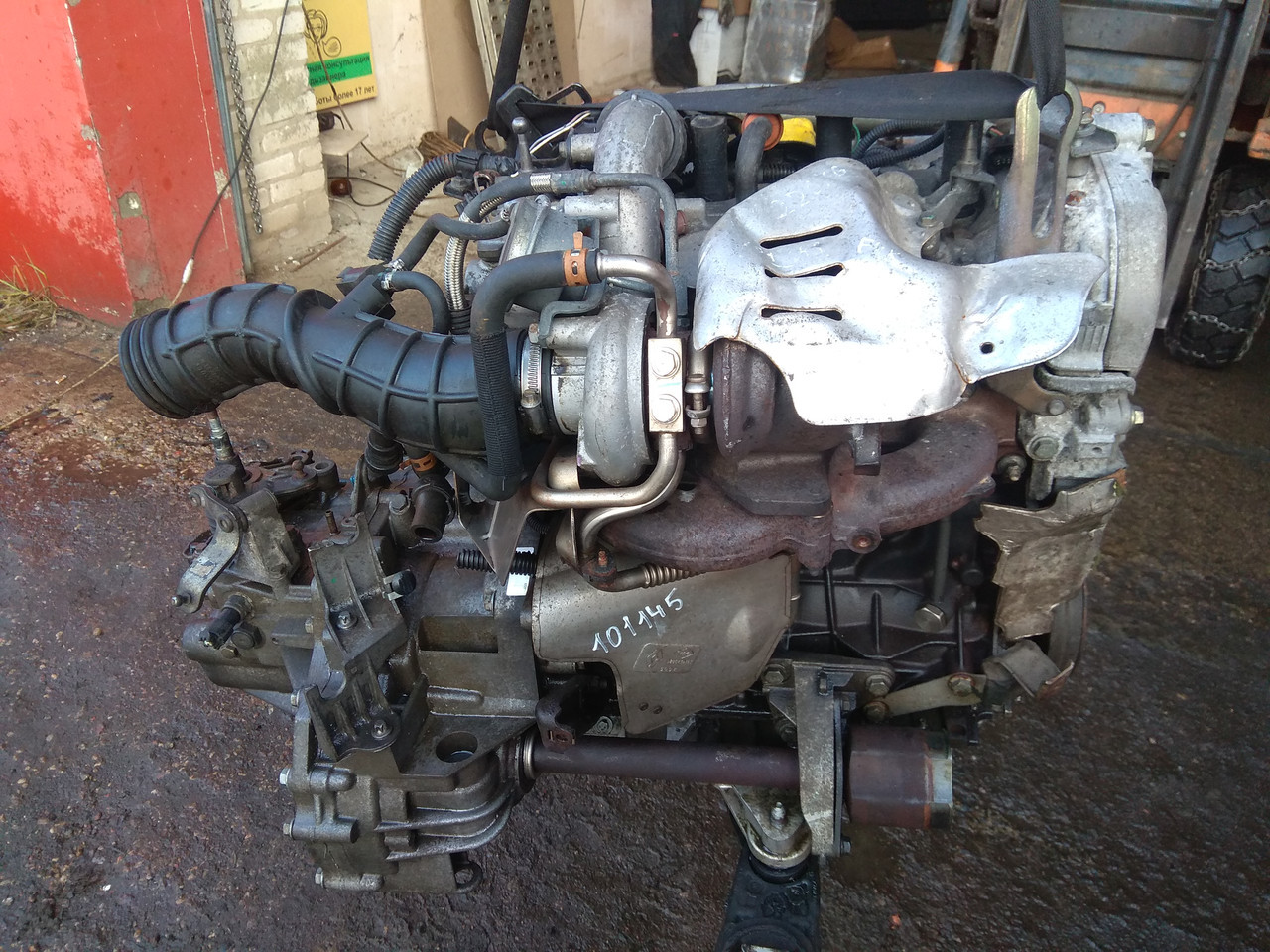 Комплектный двигатель Renault Clio 2000см3 бензин, 2003 г., F4R турбированный, мкпп, 103 kW (140 HP) - фото 4 - id-p89212873