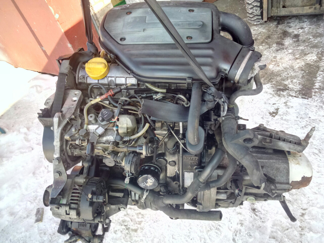 Комплектный двигатель Renault Clio 1870см3 дизель, 2002 г., F8T630, мкпп, 47-48 kW (64-65 HP) - фото 6 - id-p89212876