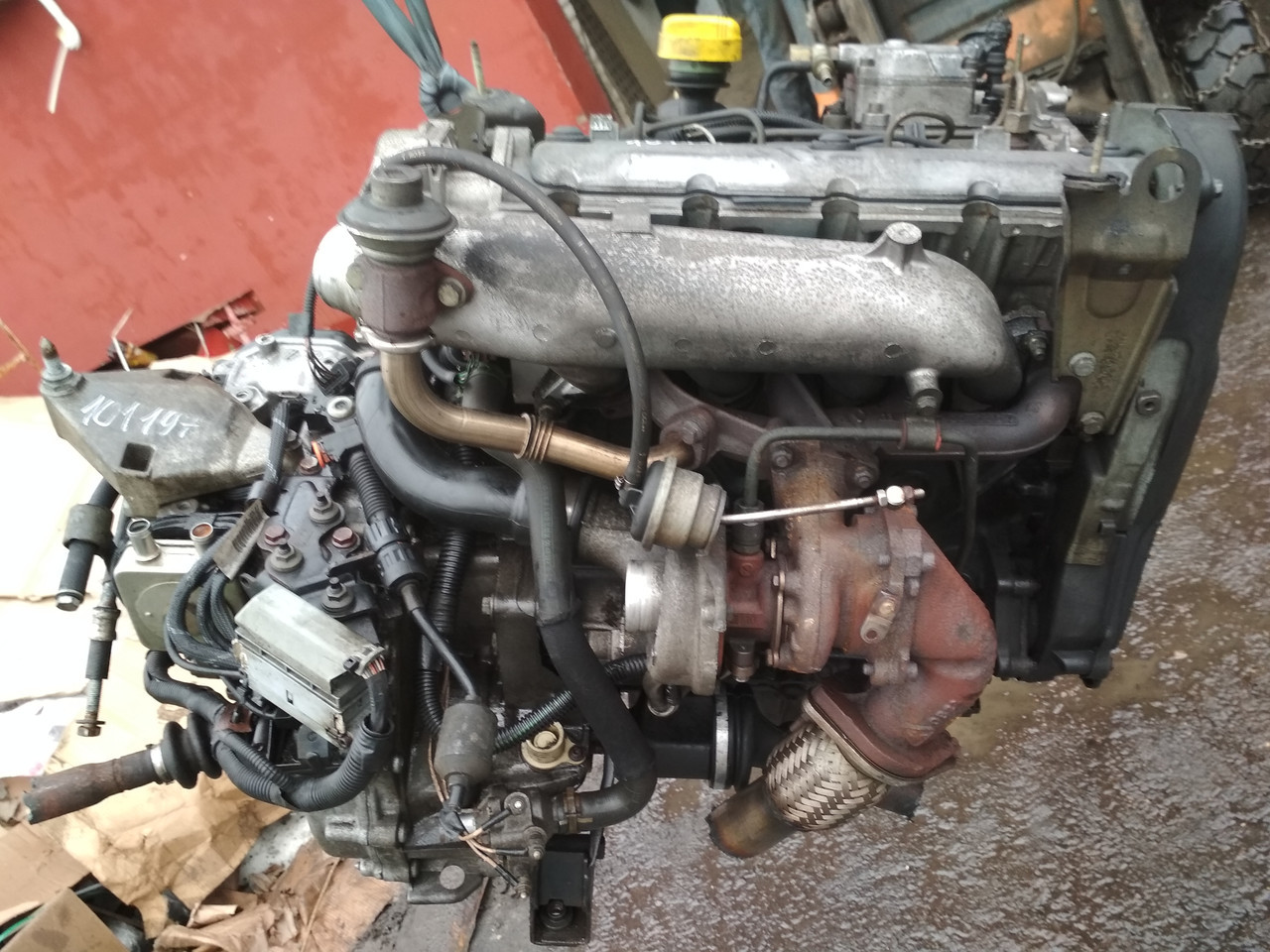 Комплектный двигатель Volkswagen Passat B5 1900см3 дизель, 1996г (AHU), 66 kW ( 90 HP) - фото 3 - id-p89212895