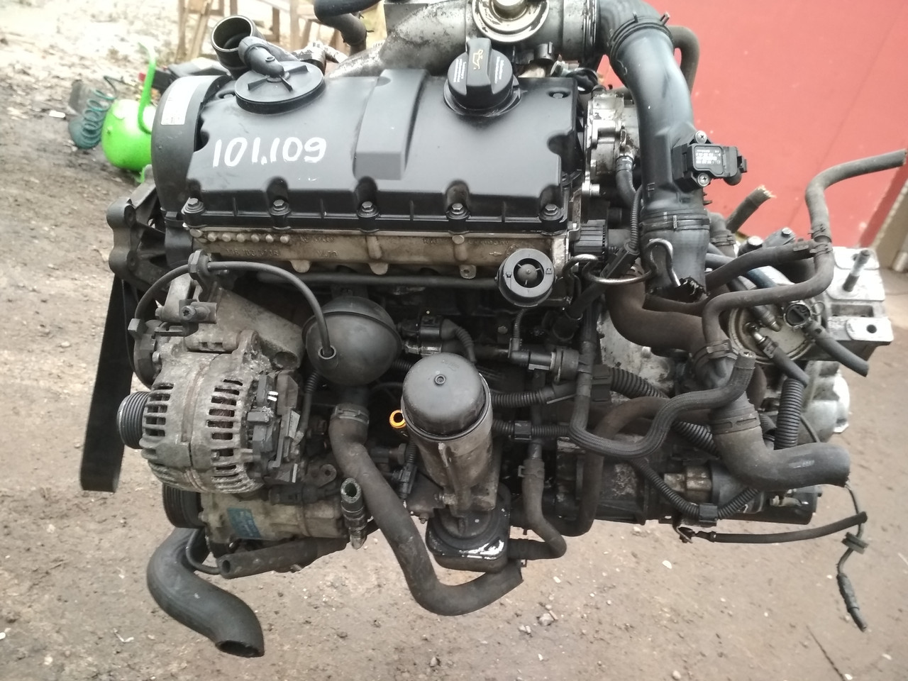 Комплектный двигатель Renault MODUS DYNAMIQUE, 1390см3 дизель, 2004 г (K4J770), мкпп: 82kw 112 л/с - фото 1 - id-p89212905