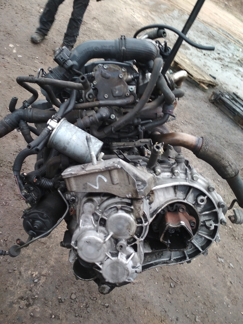 Комплектный двигатель Renault MODUS DYNAMIQUE, 1390см3 дизель, 2004 г (K4J770), мкпп: 82kw 112 л/с - фото 2 - id-p89212905