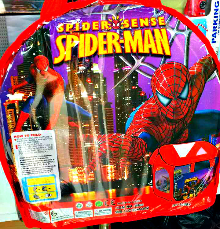 Детская игровая палатка Spider-Man Человек-паук - фото 1 - id-p89231181