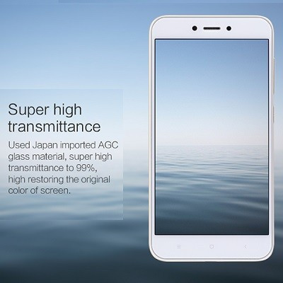 Защитное стекло для Xiaomi Redmi 5A (полноэкранное, белое)