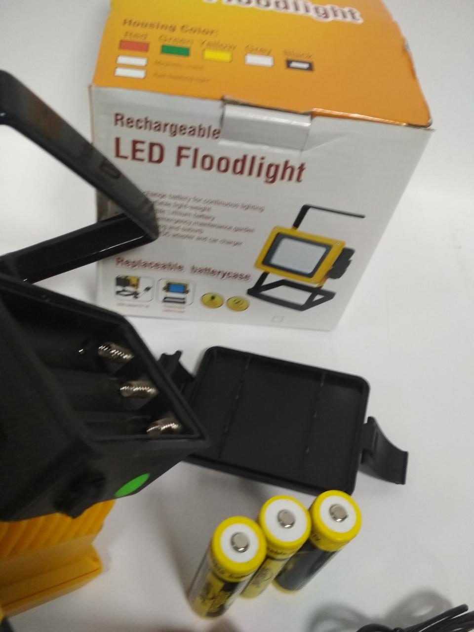 Прожектор светодиодный аккумуляторный (20 LED) с подставкой - фото 5 - id-p72879119