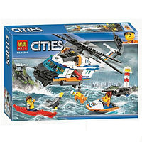 Конструктор Сити Сверхмощный спасательный вертолет Bela 10754 аналог Лего 60166