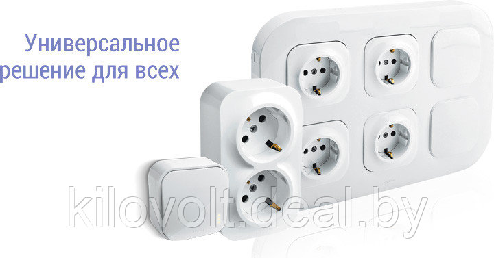 774420 Розетка 2P+E немецкий стандарт Legrand Valena (белая) - фото 4 - id-p11708598