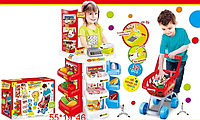 Игровой набор Супермаркет Home 668-20 с тележкой,кассой и продуктами