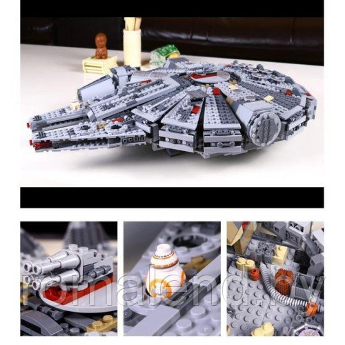 Конструктор Lego Star Wars (Звездные Войны): Сокол Тысячелетия 75105 - фото 4 - id-p89320650