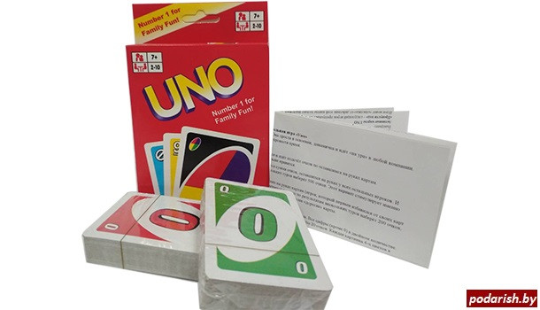 Настольная карточная игра Uno (Уно) - фото 2 - id-p89324304