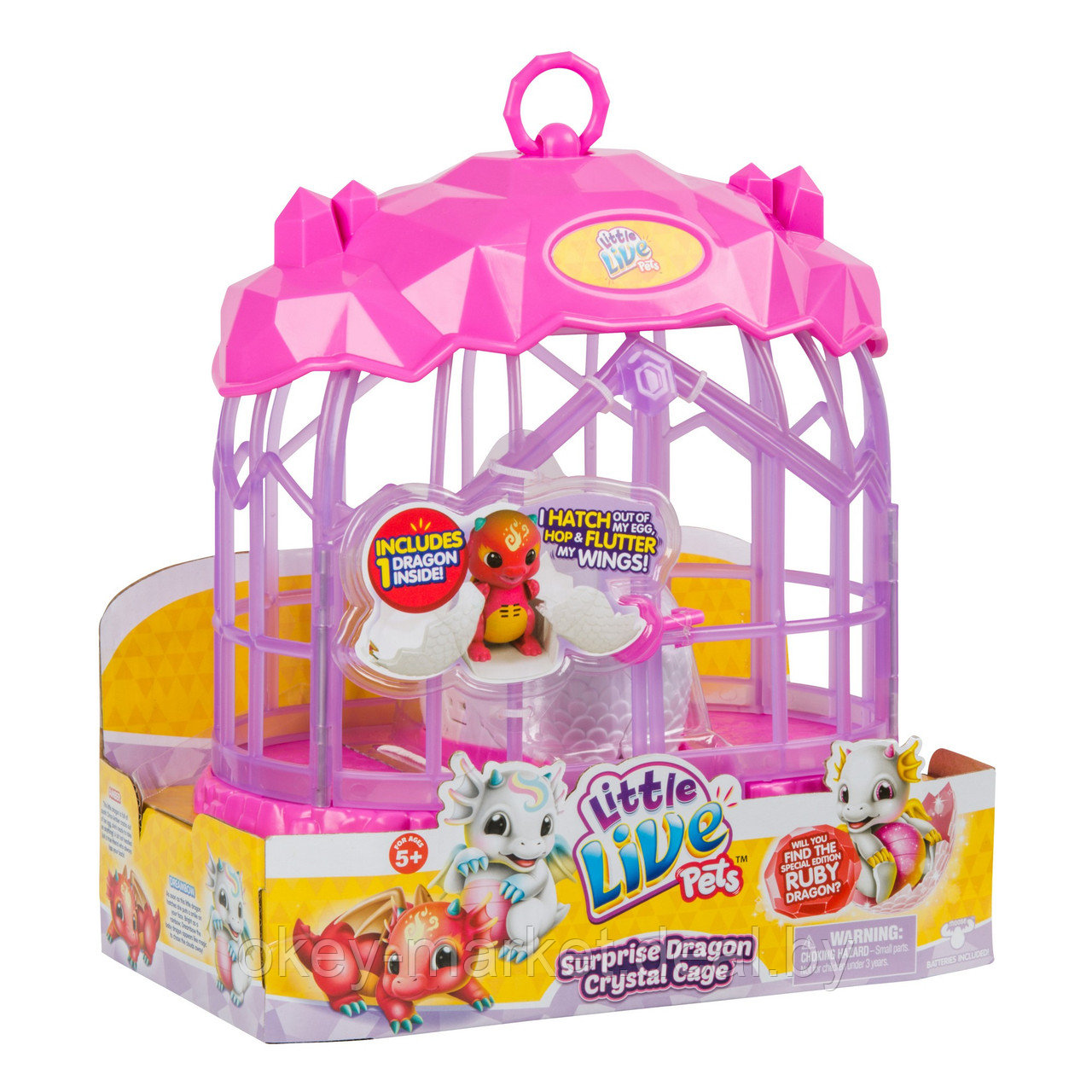 Интерактивная игрушка Little Live Pets Дракончик в клетке - фото 3 - id-p89346779