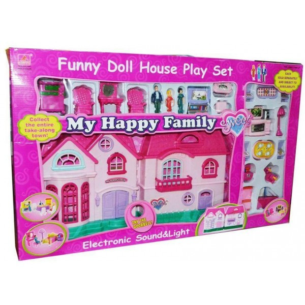 Детский игровой набор домик для кукол арт. 16525, кукольный домик - фото 1 - id-p89372022
