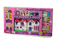 Игровой домик для кукол My Happy Family 8031 со световыми и звуковми эффектами