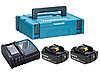 Комплект аккумулятор 18.0 В BL1850B 2 шт. + зарядное устройство DC18RC в кейсе (Набор BL1850B 18V 5,, фото 2