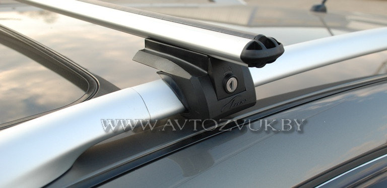 Багажник для Toyota Rav4 2006-2012 c рейлингами Lux Элегант, фото 2