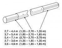 Vagner (Чехия) Телескопичная штанга 2,7 - 4,4м