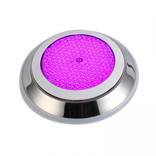 Прожектор светодиодный из нерж. ст. Aquaviva LED002-252 , 14Вт/12В, без ниши, RGB - фото 1 - id-p89382576