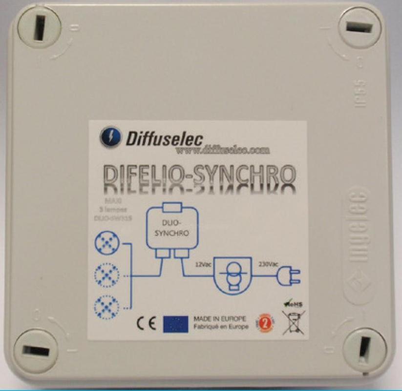Diffuselec (Франция) Панель управления светодиодными светильниками без трансф до 3 ламп. - фото 1 - id-p89382593